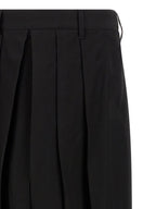 Black Wool Casual Pants