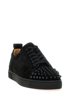 Black Calfskin Chunky Sneakers
