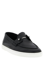 Black Calfskin Slip-On Loafers