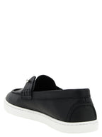 Black Calfskin Slip-On Loafers