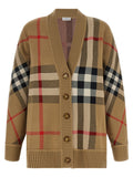 Beige Polyester Cardigan