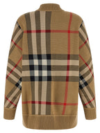 Beige Polyester Cardigan