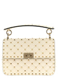 White Lamb Leather Shoulder Bag