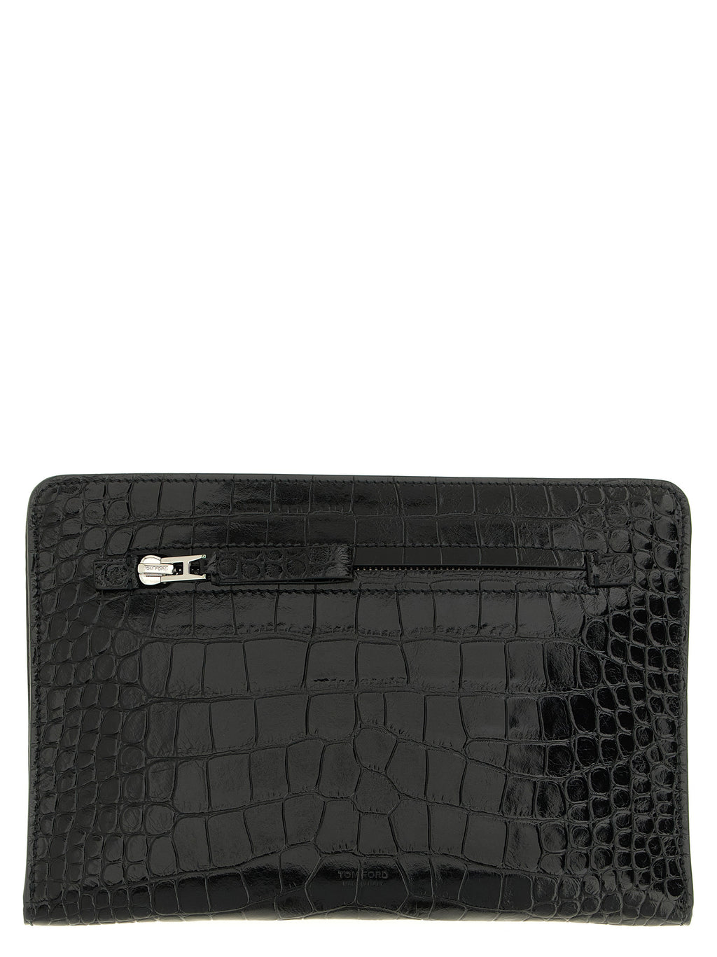 Black Calfskin Clutch Bag