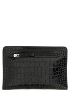 Black Calfskin Clutch Bag
