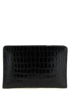 Black Calfskin Clutch Bag