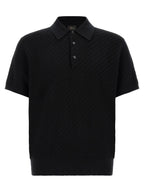 Black Cotton Polo Shirt