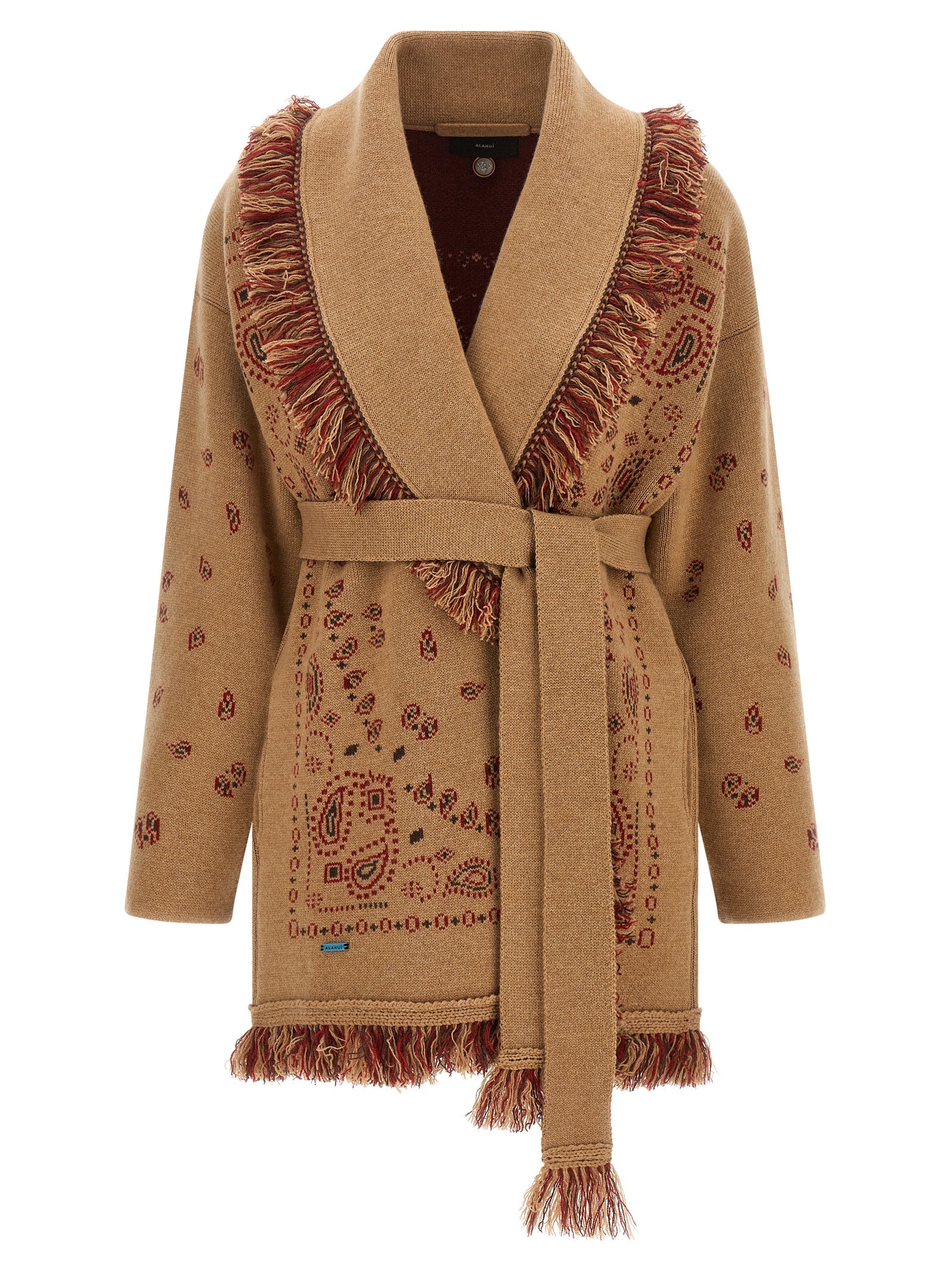 Beige Cashmere Cardigan