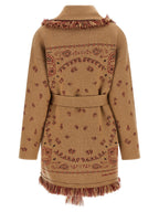 Beige Cashmere Cardigan