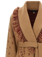 Beige Cashmere Cardigan