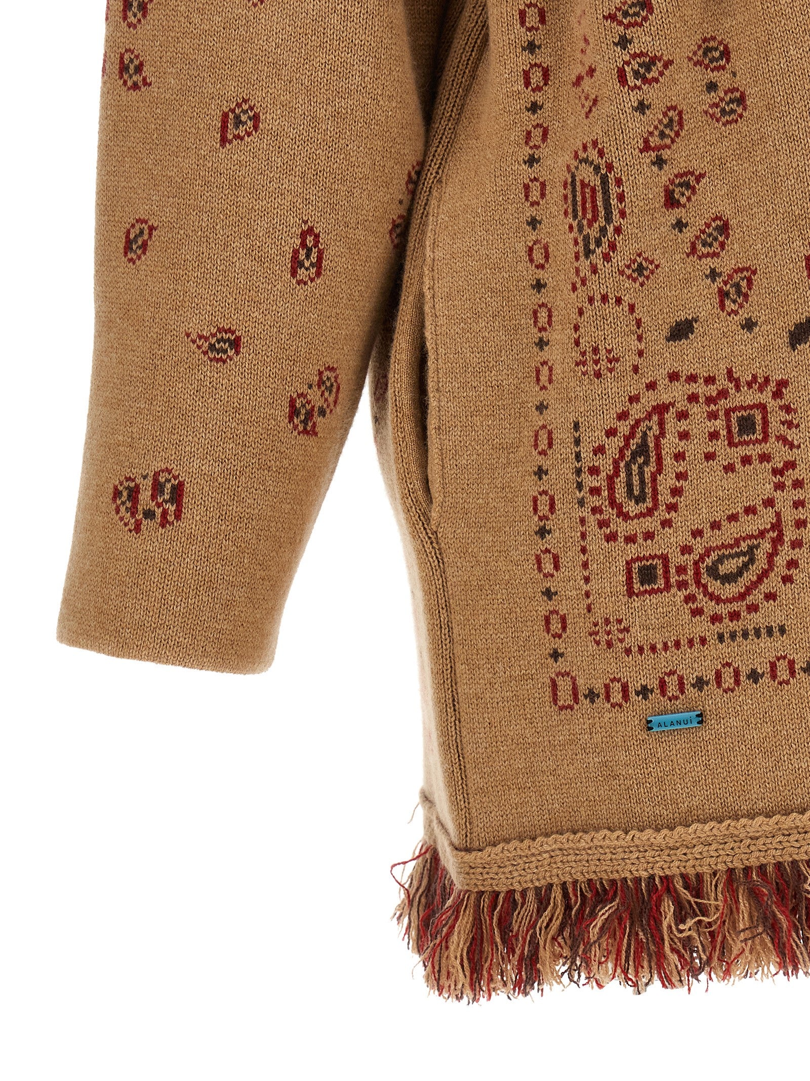 Beige Cashmere Cardigan