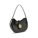 Black Calf Leather Bos Taurus Shoulder Bag