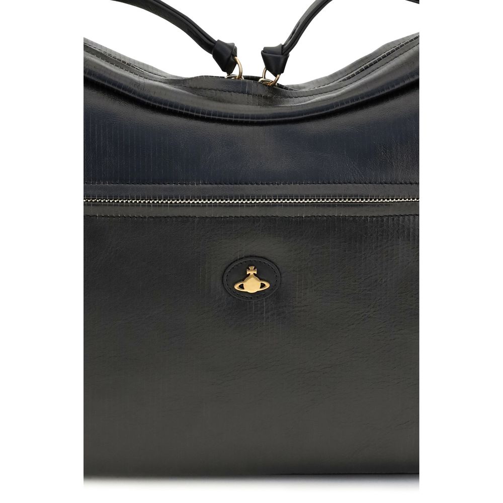 Black Calf Leather Bos Taurus Shoulder Bag