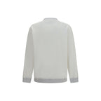 White Cotton Sweatshirt
