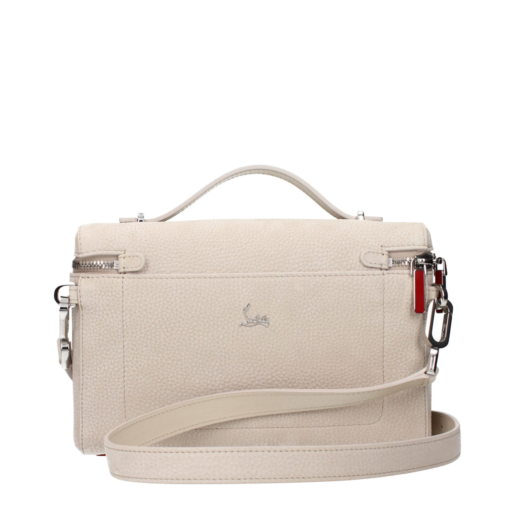 Beige Leather Handbag
