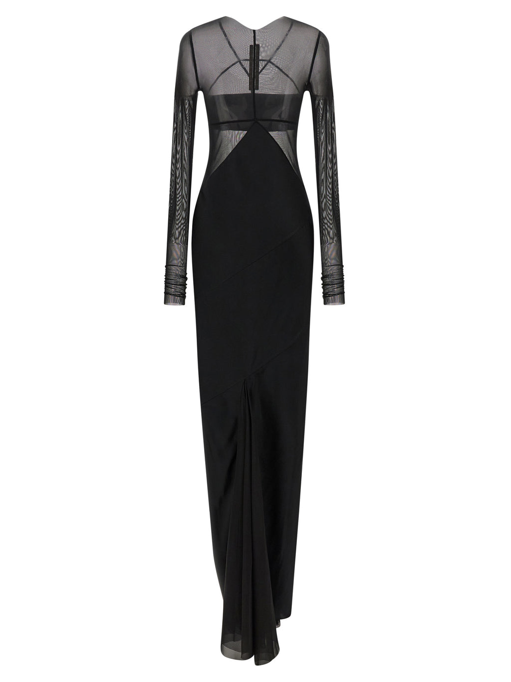 Black Nylon Long Dress