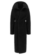 Black Marabou Coat