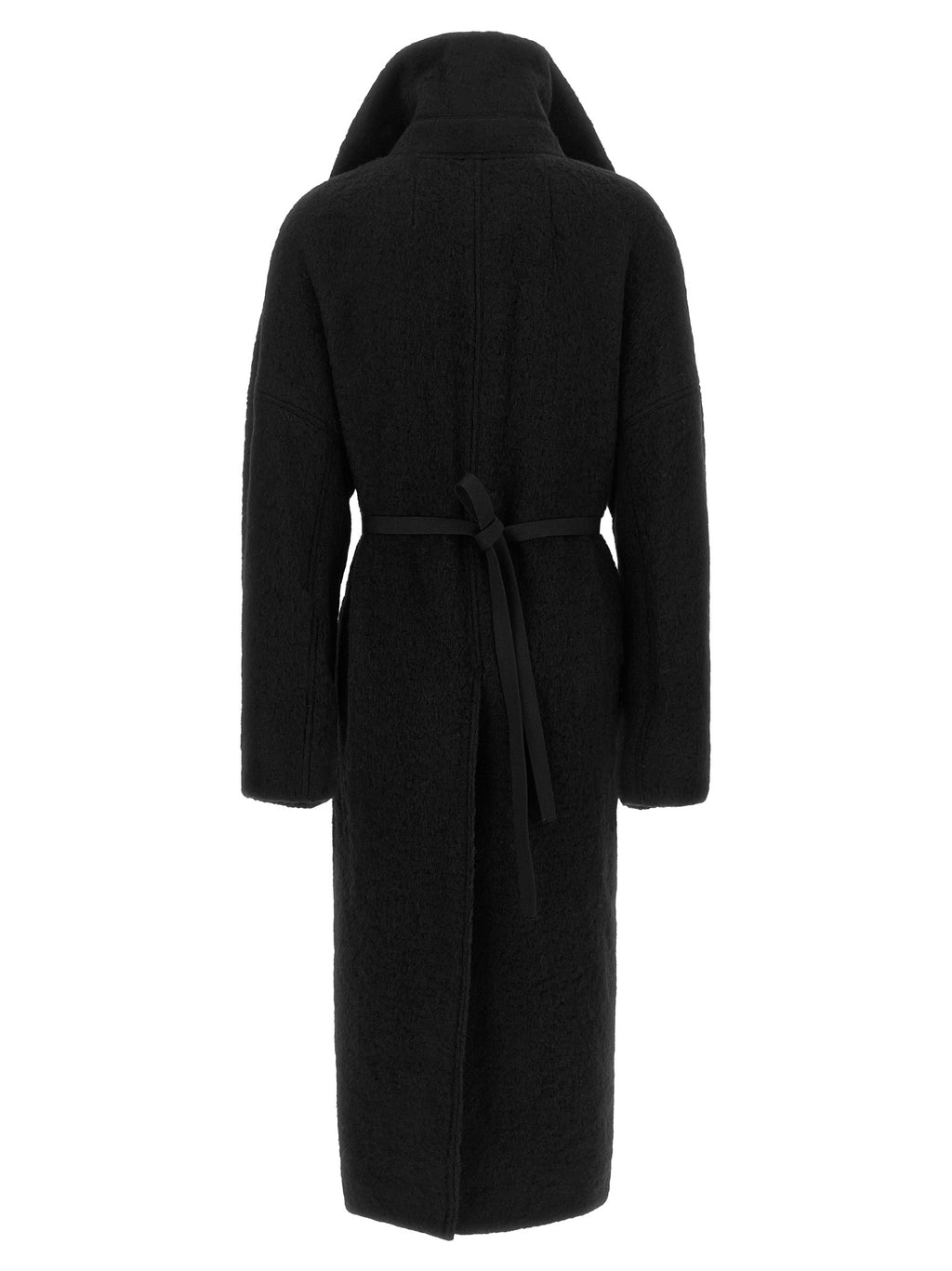 Black Marabou Coat