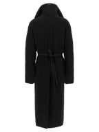 Black Marabou Coat