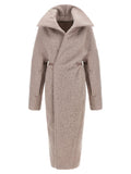 Multicolor Marabou Coat