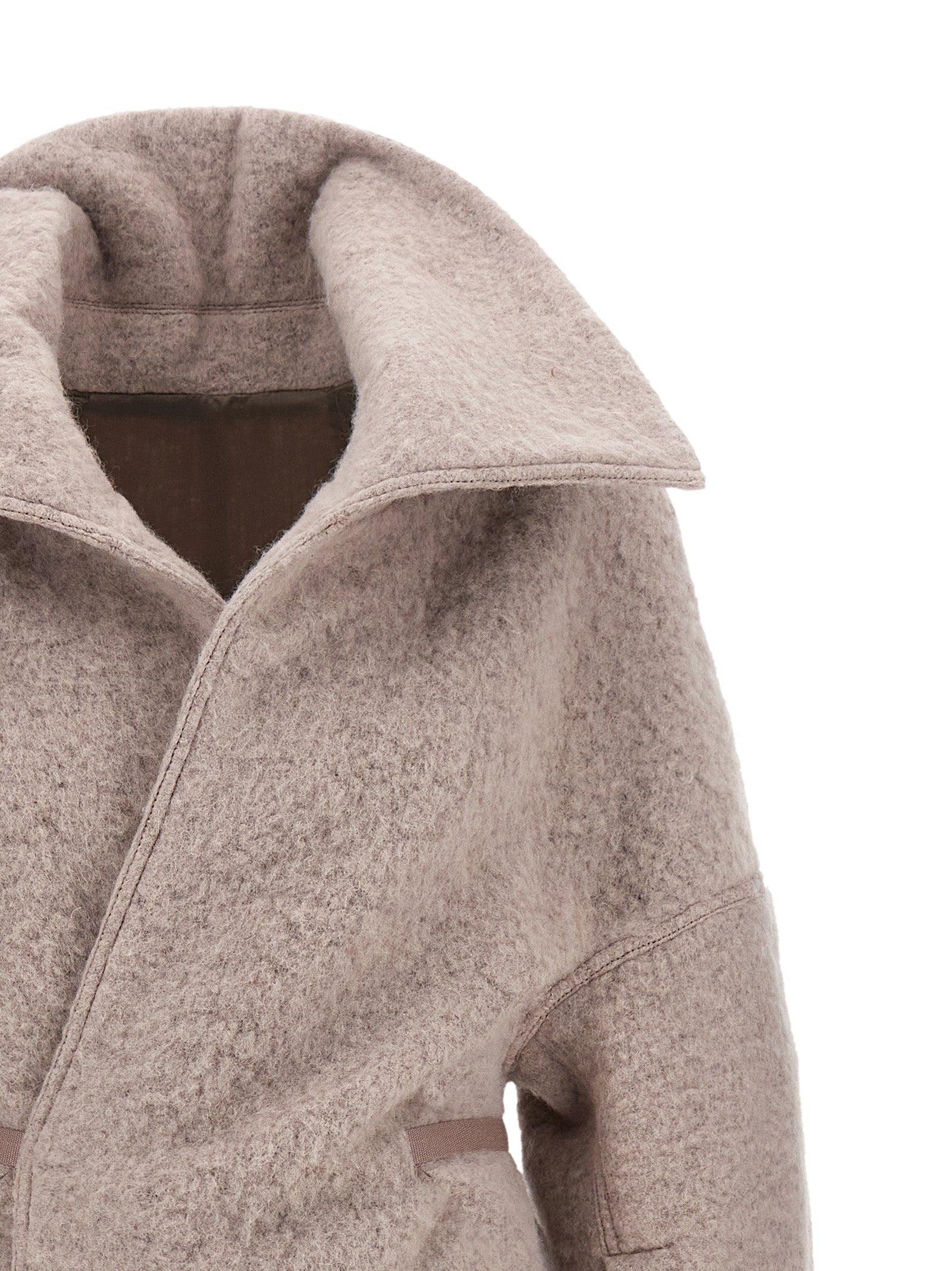 Multicolor Marabou Coat