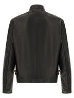 Black Lamb Leather Leather Jacket
