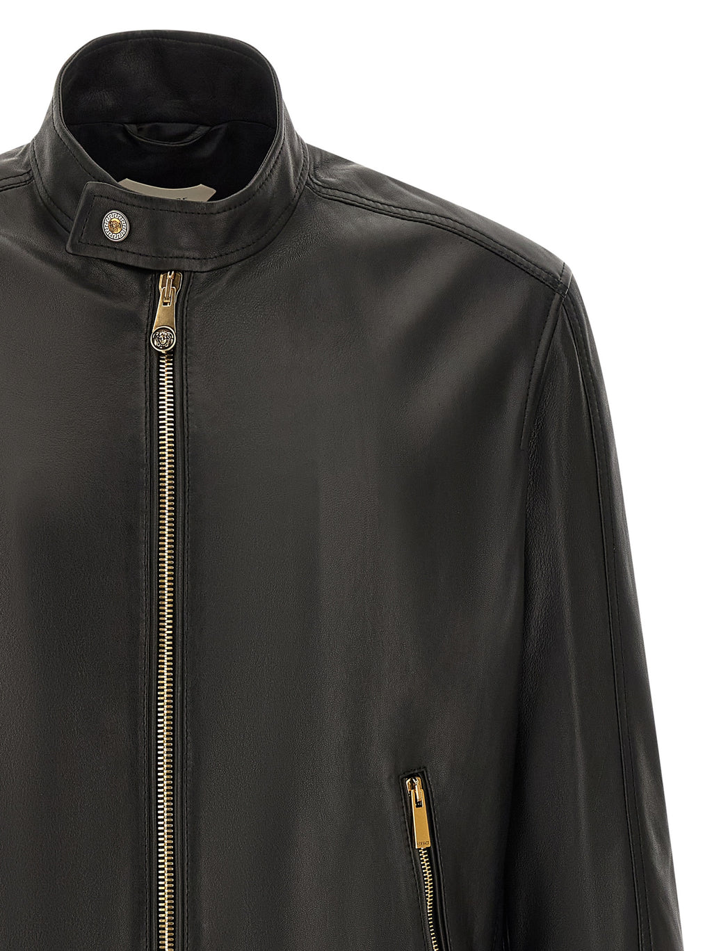 Black Lamb Leather Leather Jacket
