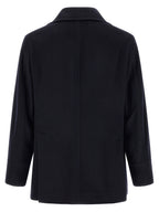 Blue Virgin Wool Coat