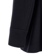 Blue Virgin Wool Coat