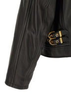 Black Lamb Leather Leather Jacket