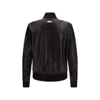 Brown Lamb Ovis Aries Aries Leather Jacket