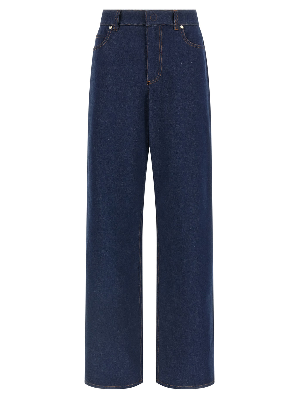 Blue Cotton Jeans Denim