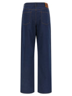 Blue Cotton Jeans Denim