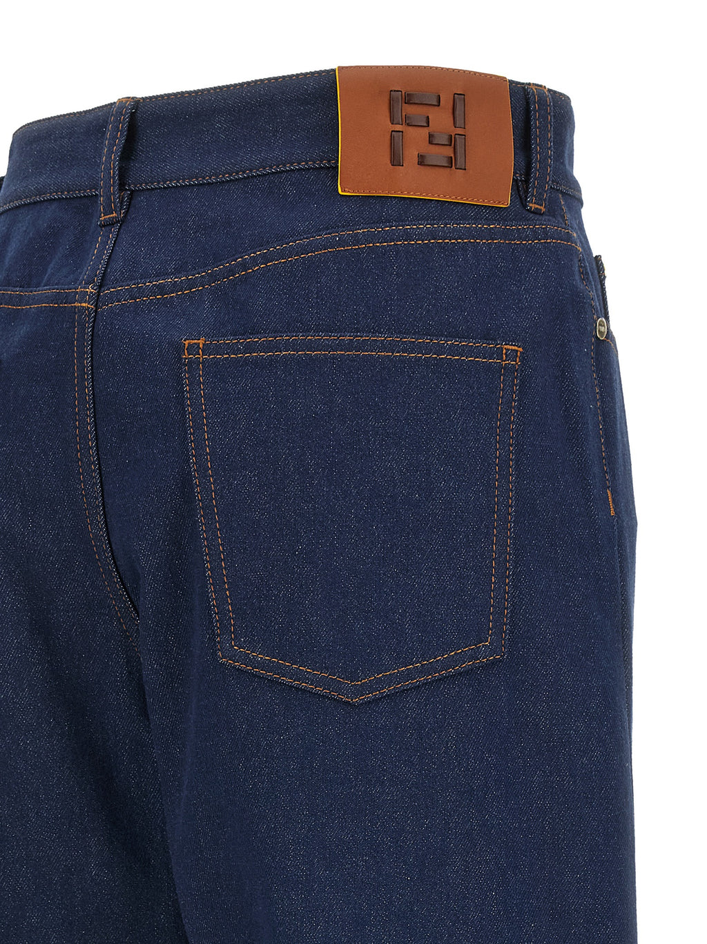 Blue Cotton Jeans Denim