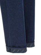 Blue Cotton Jeans Denim