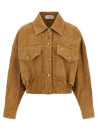 Brown Lamb Leather Leather Jacket
