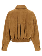 Brown Lamb Leather Leather Jacket