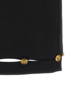 Black Virgin Wool Long Skirt