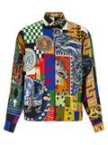 Multicolor Silk Blouse
