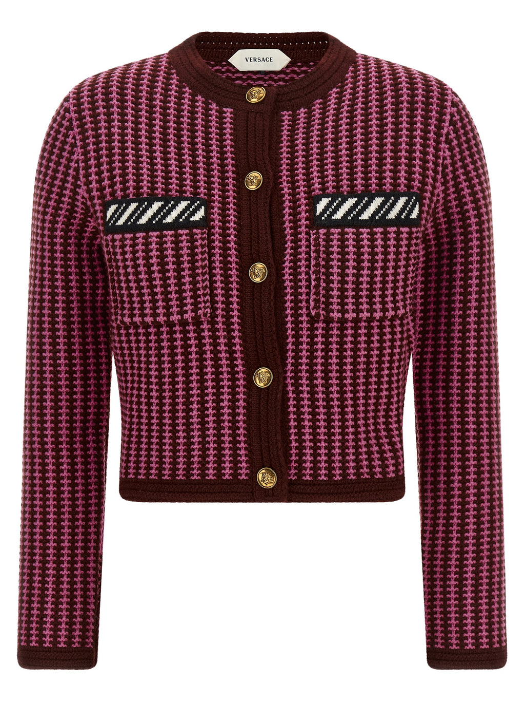 Multicolor Virgin Wool Cardigan
