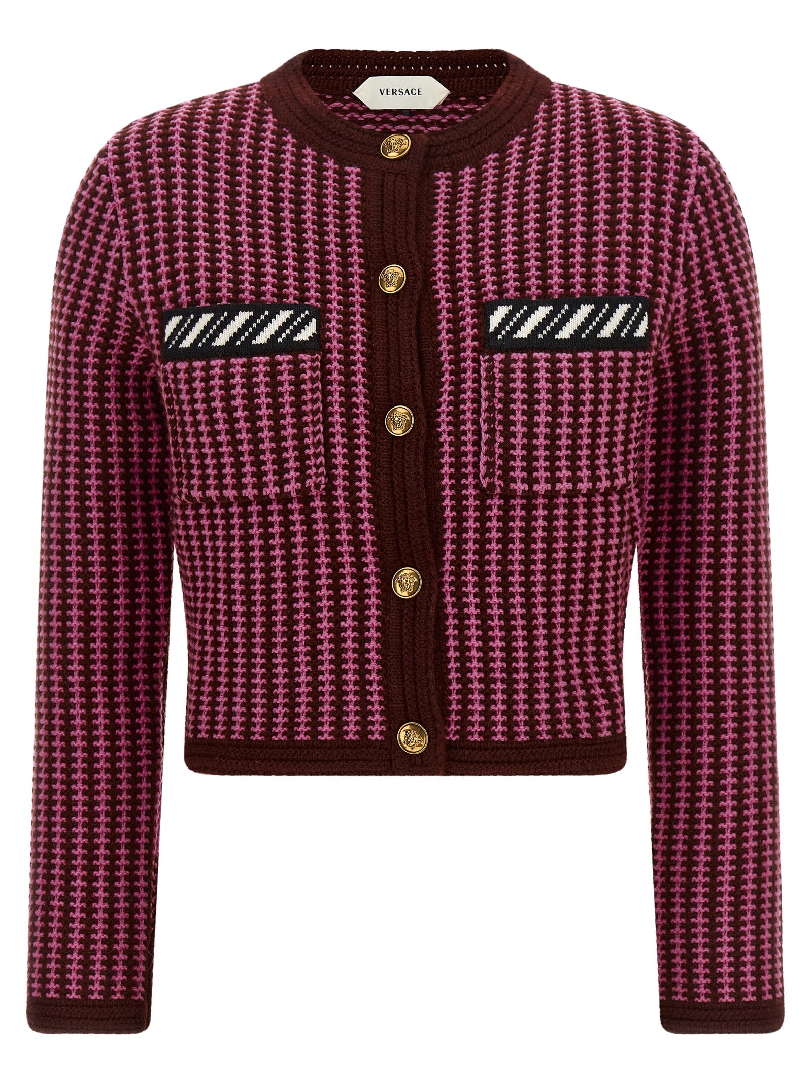 Multicolor Virgin Wool Cardigan