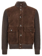 Brown Lamb Leather Leather Jacket