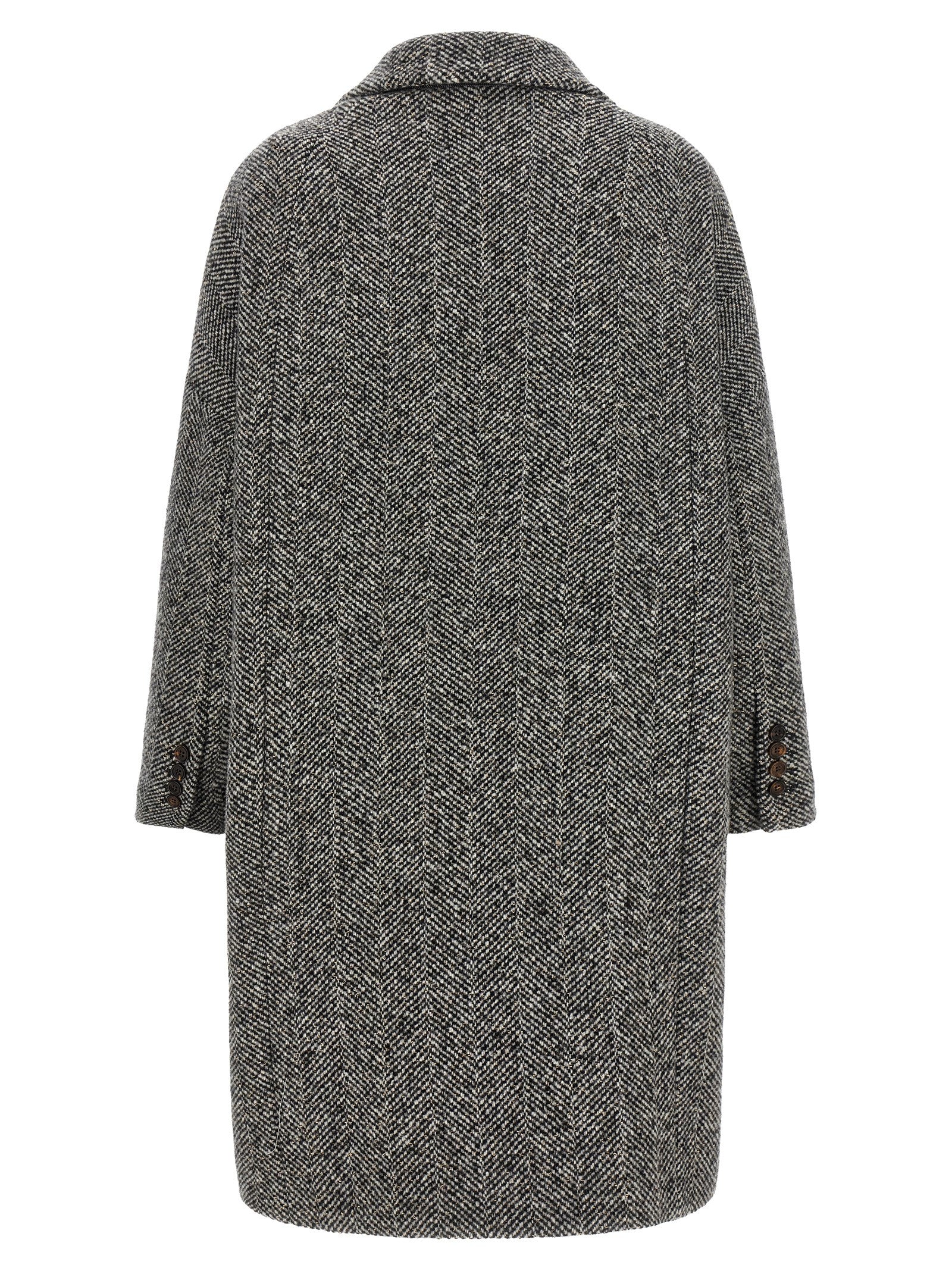 Gray Virgin Wool Coat