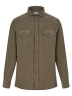 Bicolor Cotton Blouse