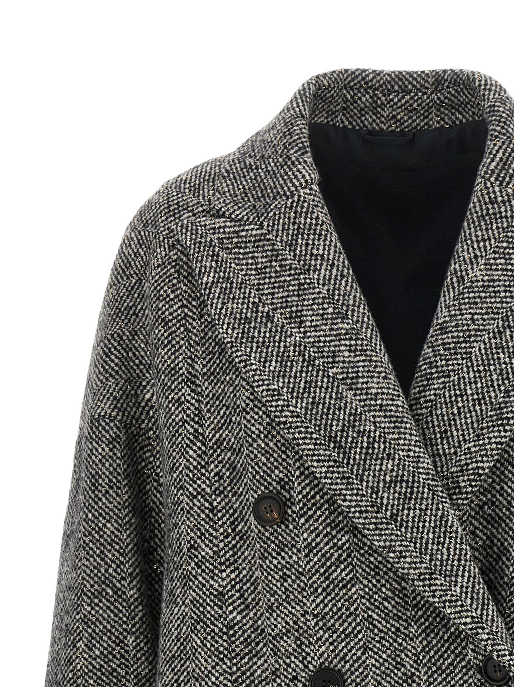 Gray Virgin Wool Coat