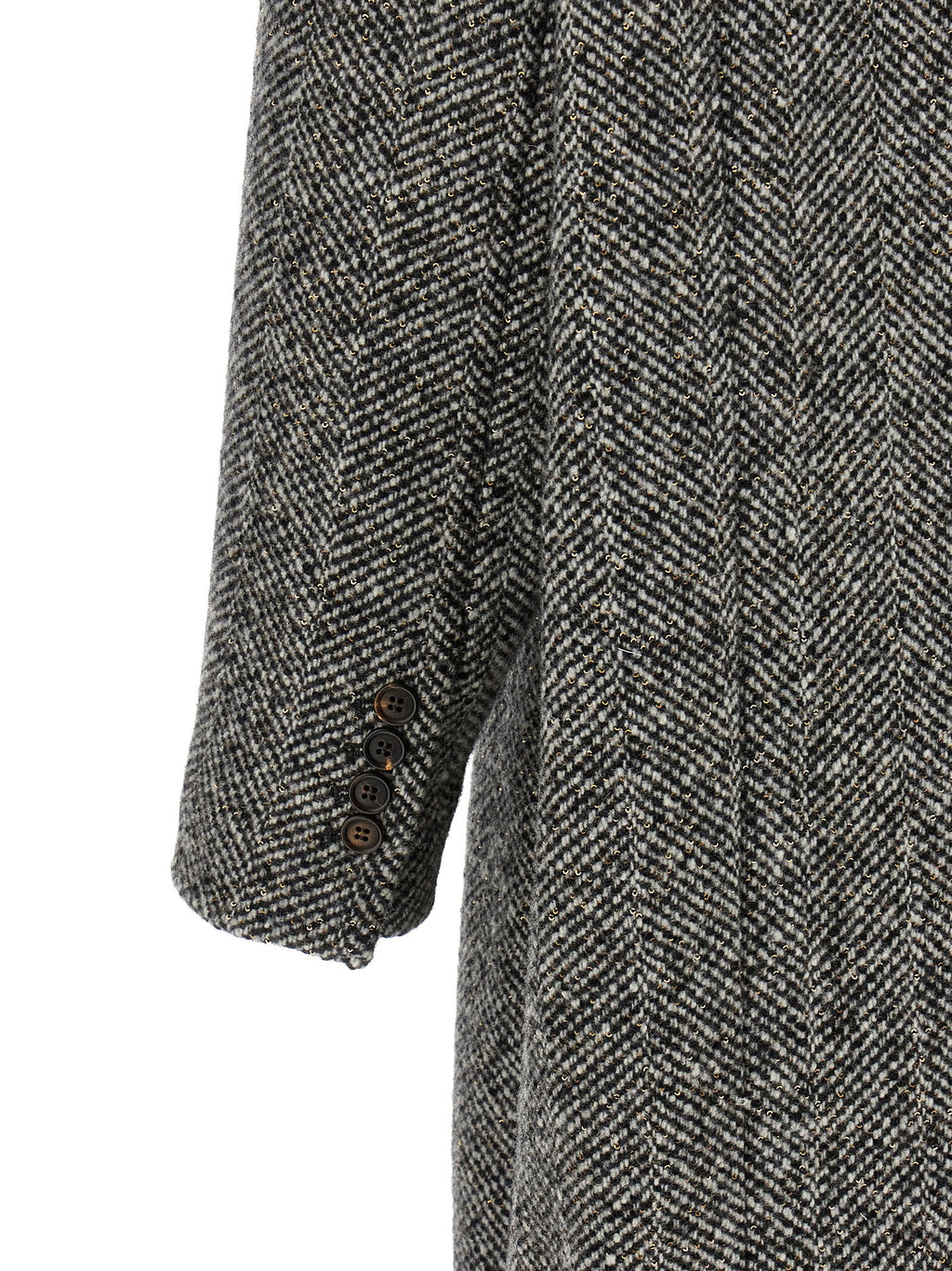 Gray Virgin Wool Coat