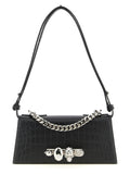 Black Calfskin Shoulder Bag