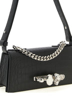 Black Calfskin Shoulder Bag