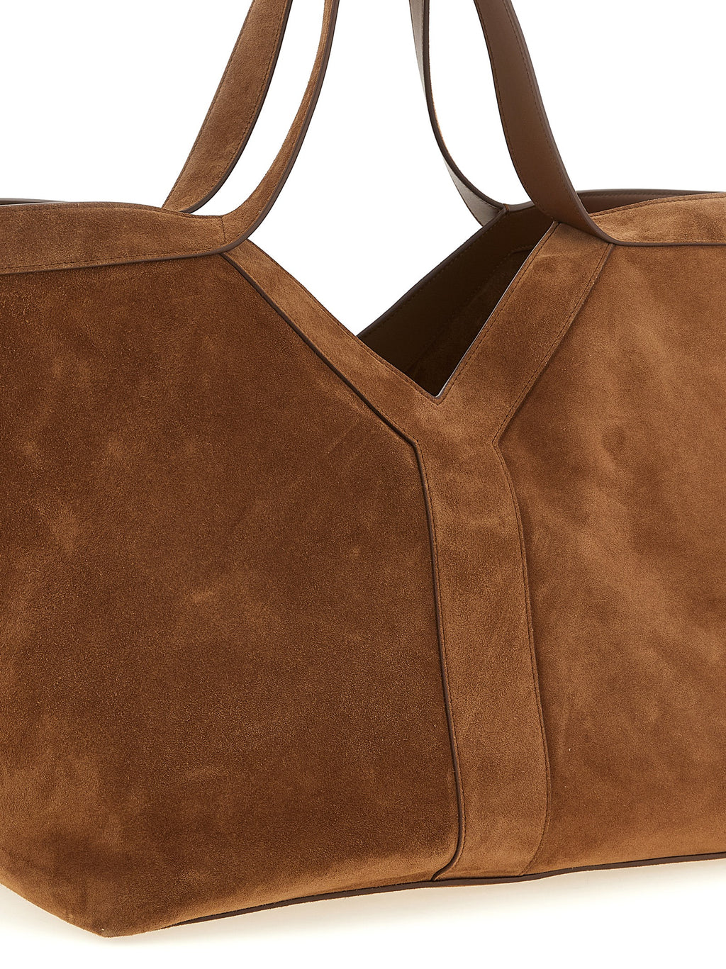 Brown Calfskin Tote Bag