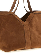 Brown Calfskin Tote Bag